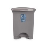 Papirkurv med pedal Gr Plastik 10 L (8 enheder) #9