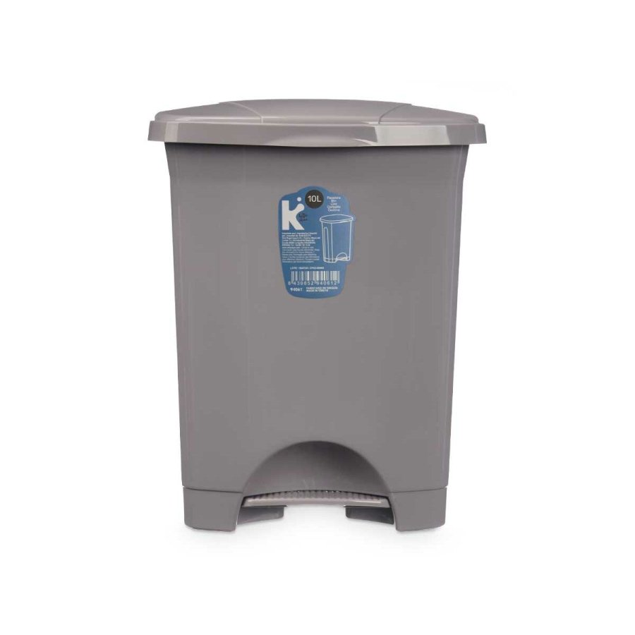 Papirkurv med pedal Gr Plastik 10 L (8 enheder) #9