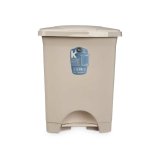 Papirkurv med pedal Beige Plastik 10 L (8 enheder) #9