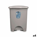 Papirkurv med pedal Gr Plastik 30 L (4 enheder) #1
