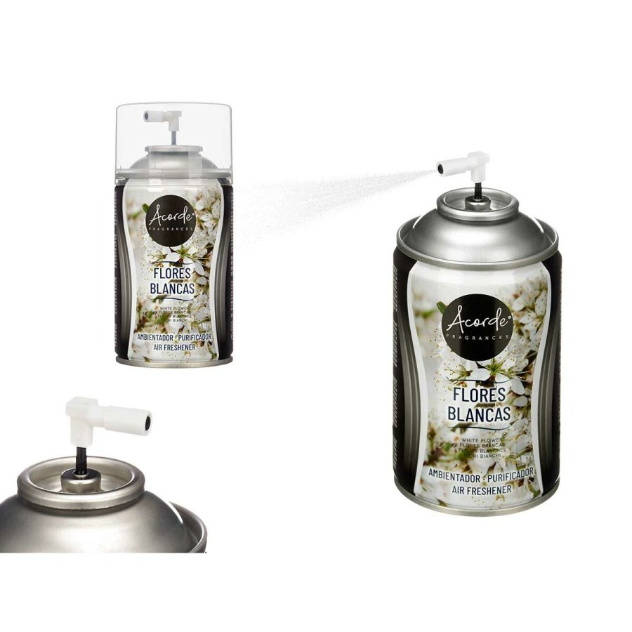 Luftfrisker Refills Acorde 58463 Hvide Blomstret 250 ml Spray (6 enheder) #3