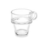 Dele kaffekopst Vivalto Z908-4/BHA6 Gennemsigtig Glas 90 ml (6 enheder) #2