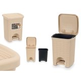 Papirkurv Stefanplast 30134 Beige Plastik 6 L (6 enheder) #9