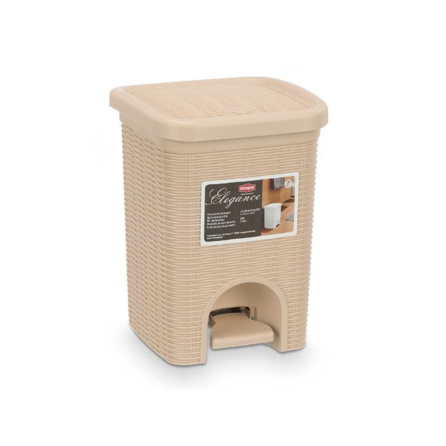 Papirkurv Stefanplast 30134 Beige Plastik 6 L (6 enheder) #13