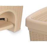 Papirkurv Stefanplast 30796 Beige Plastik 20 L (6 enheder) #17