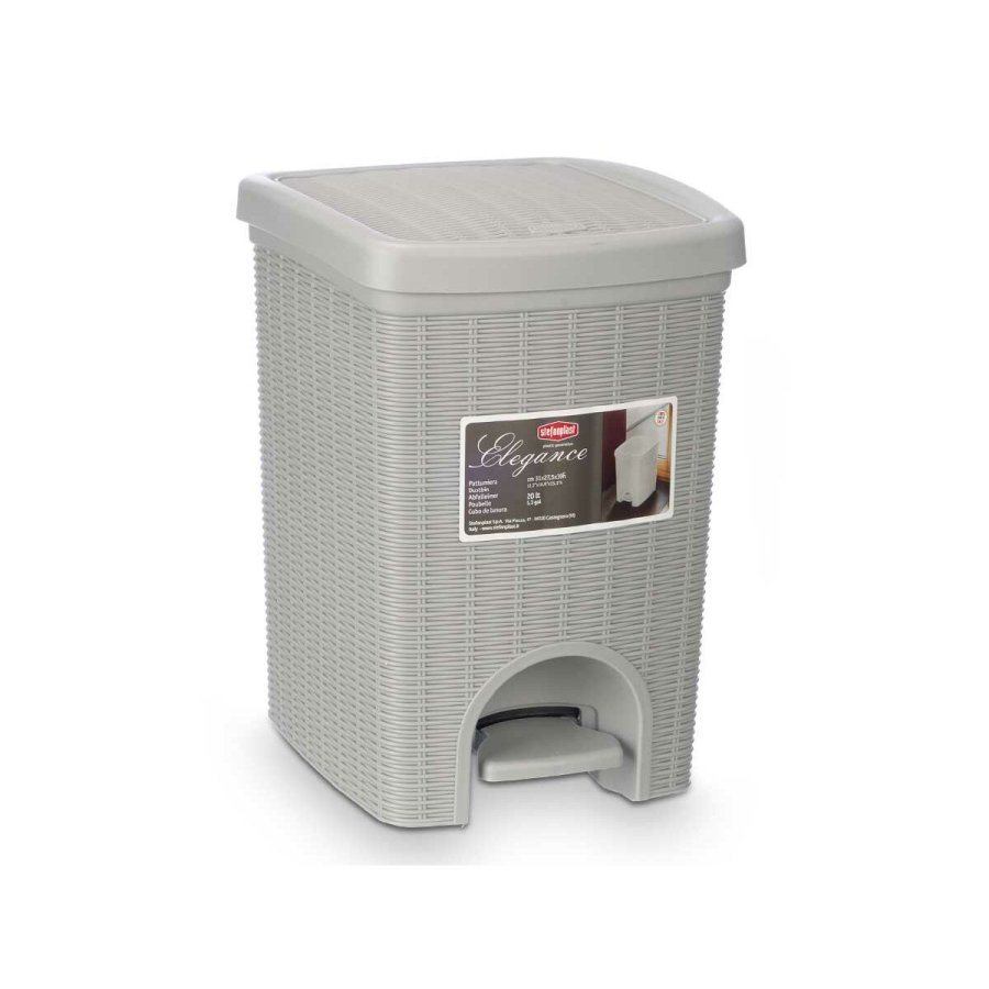 Papirkurv Stefanplast 30798 Lysegr Plastik 20 L (6 enheder) #13