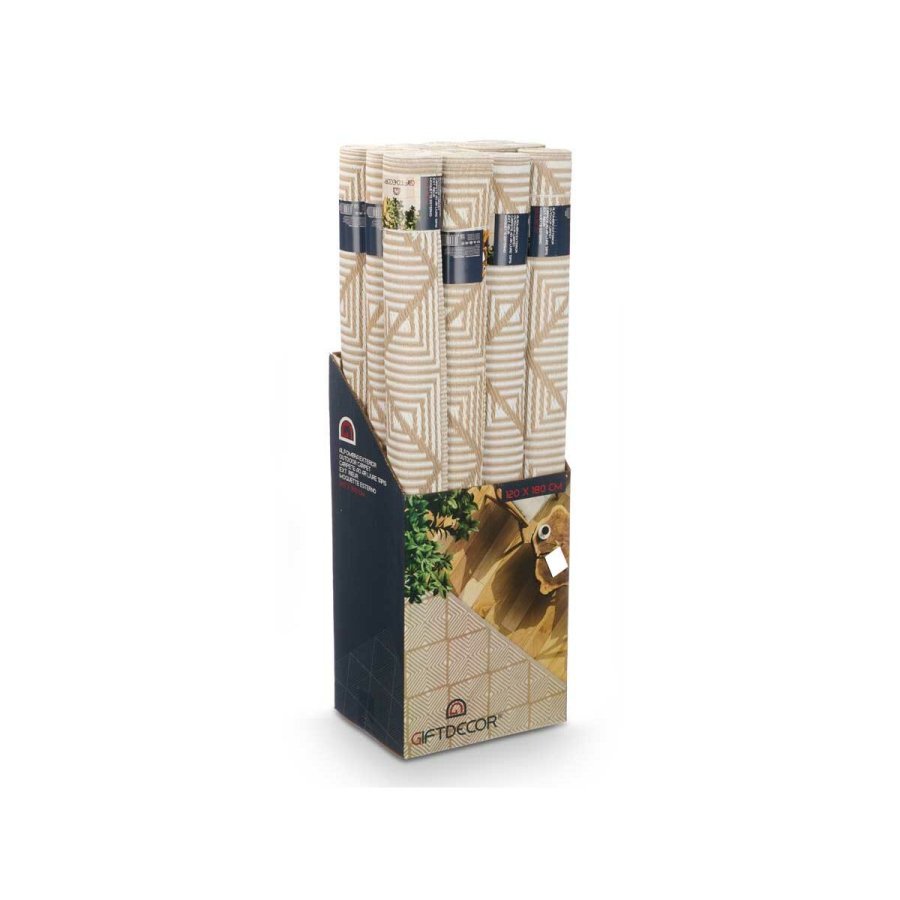 Tppe GiftDecor EXAG-1005 Hvid Beige polypropylen 120 x 180 cm (12 enheder) #9