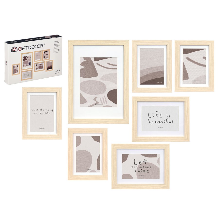 Fotoramme SF5014-7 Natur Tr MDF Eucalyptus (6 enheder) #5