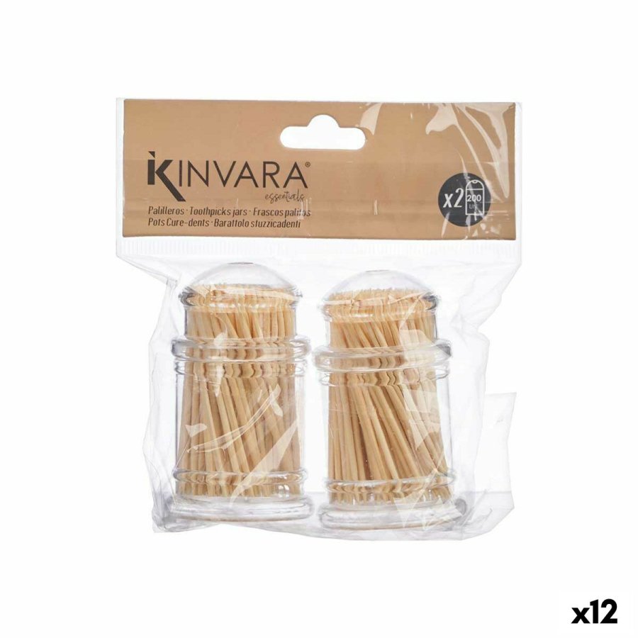 Tandstikholder Kinvara AR1810522 Gennemsigtig 2 Dele #1