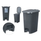 Papirkurv med pedal ABK-142 Antracit Plastik 25 L (6 enheder) #9