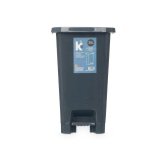 Papirkurv med pedal ABK-142 Antracit Plastik 25 L (6 enheder) #13
