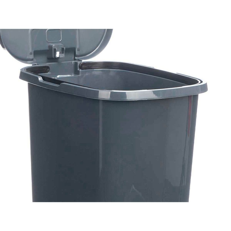 Papirkurv med pedal ABK-142 Antracit Plastik 25 L (6 enheder) #17