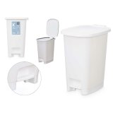 Papirkurv med pedal ABK-142 2 Hvid Plastik 25 L (6 enheder) #9