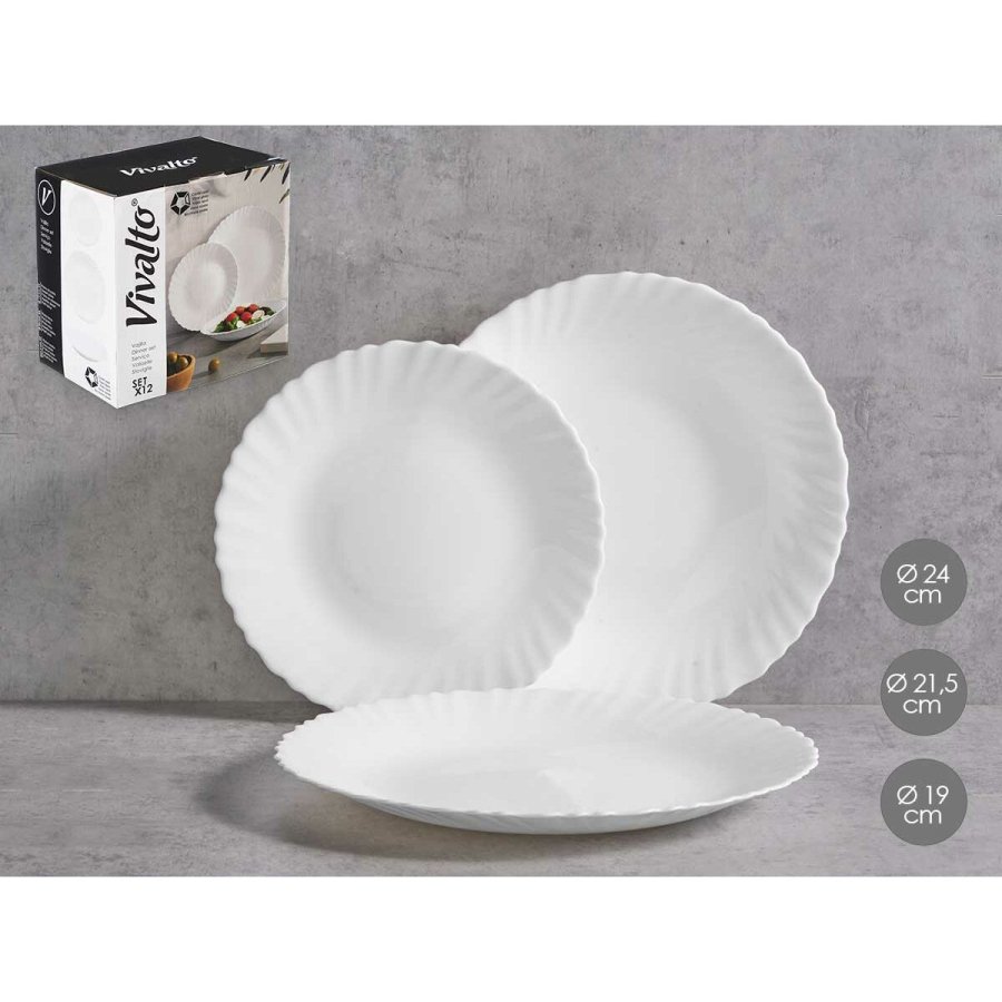 Madlavningsst Vivalto F-LXP95-75-F-LSP85 Hvid Opalglas (2 enheder) #3