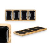 Bakke med Rum MALI-941 B Sort 46 x 3 x 17 cm (6 enheder) #3
