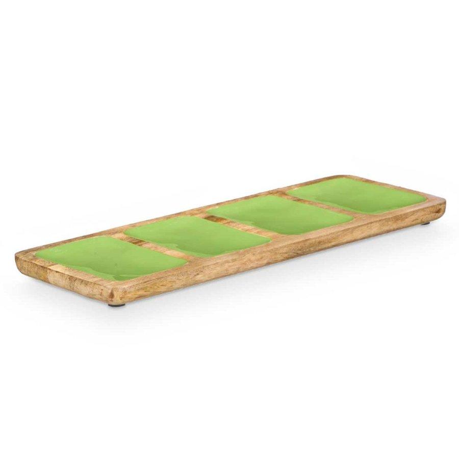 Bakke med Rum MALI-941 G Grn 46 x 3 x 17 cm (6 enheder) #2