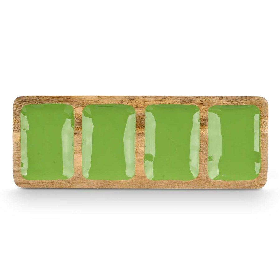 Bakke med Rum MALI-941 G Grn 46 x 3 x 17 cm (6 enheder) #4
