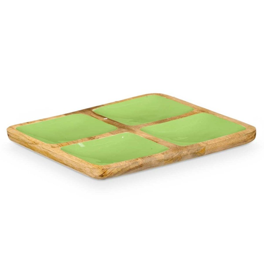 Bakke med Rum MALI-991 G Grn 31 x 3 x 3 cm (6 enheder) #2