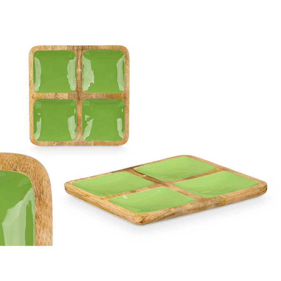 Bakke med Rum MALI-991 G Grn 31 x 3 x 3 cm (6 enheder) #3