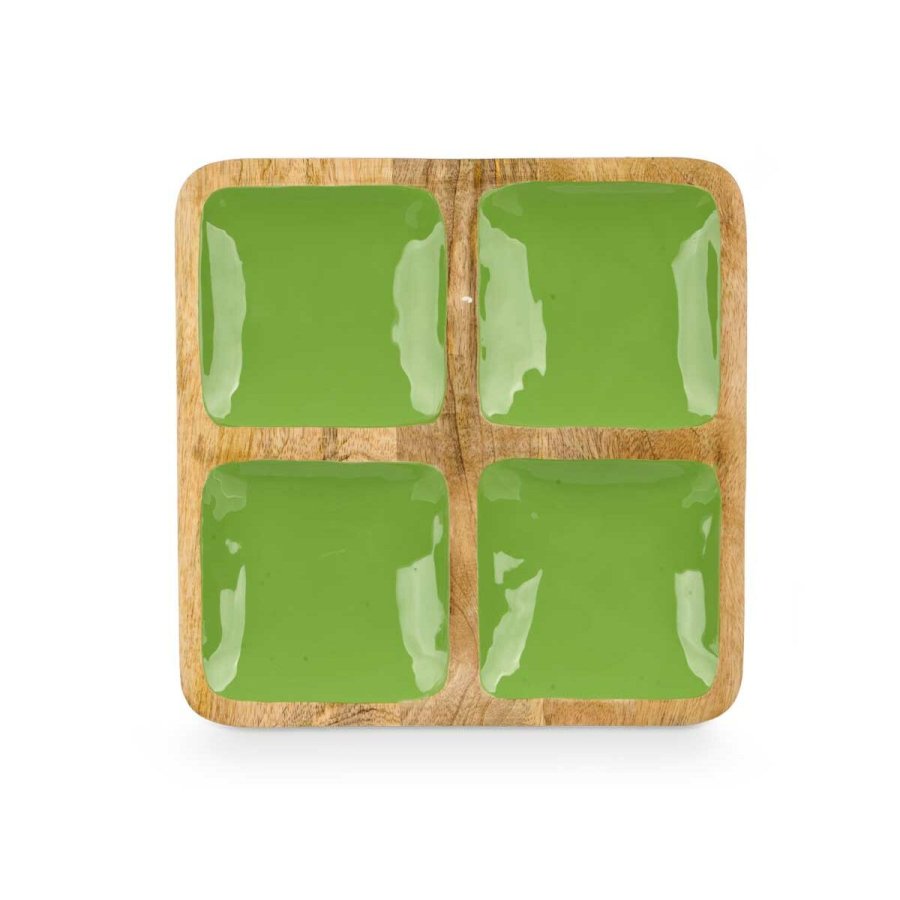 Bakke med Rum MALI-991 G Grn 31 x 3 x 3 cm (6 enheder) #4