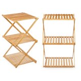 Hylder CH68220-5 Natur Bambus 40 x 62 x 33,5 cm (4 enheder) #2