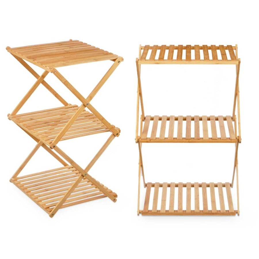 Hylder CH68220-5 Natur Bambus 40 x 62 x 33,5 cm (4 enheder) #2