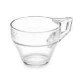 Te- og kaffekop Vivalto ZLQ02/BHA6 Gennemsigtig Glas 199 ml (6 enheder) #2