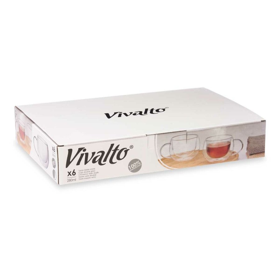 Skodelica Vivalto OCT-DG23213L Gennemsigtig 280 ml (6 enheder) #4