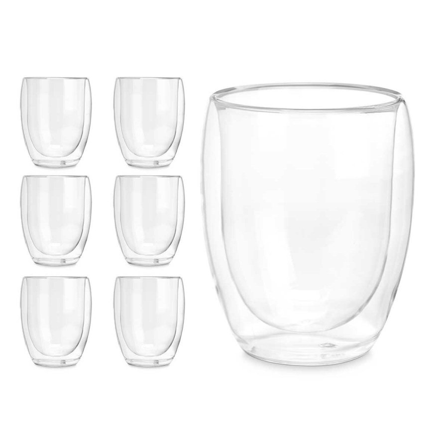Vandglas Vivalto OCT-DG2061 Gennemsigtig Borosilikatglas 326 ml (6 enheder) #2