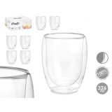 Vandglas Vivalto OCT-DG2061 Gennemsigtig Borosilikatglas 326 ml (6 enheder) #3