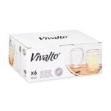 Vandglas Vivalto OCT-DG2061 Gennemsigtig Borosilikatglas 326 ml (6 enheder) #4