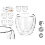 Vandglas Vivalto OCT-DG2319 Gennemsigtig Borosilikatglas 100 ml (6 enheder) #3