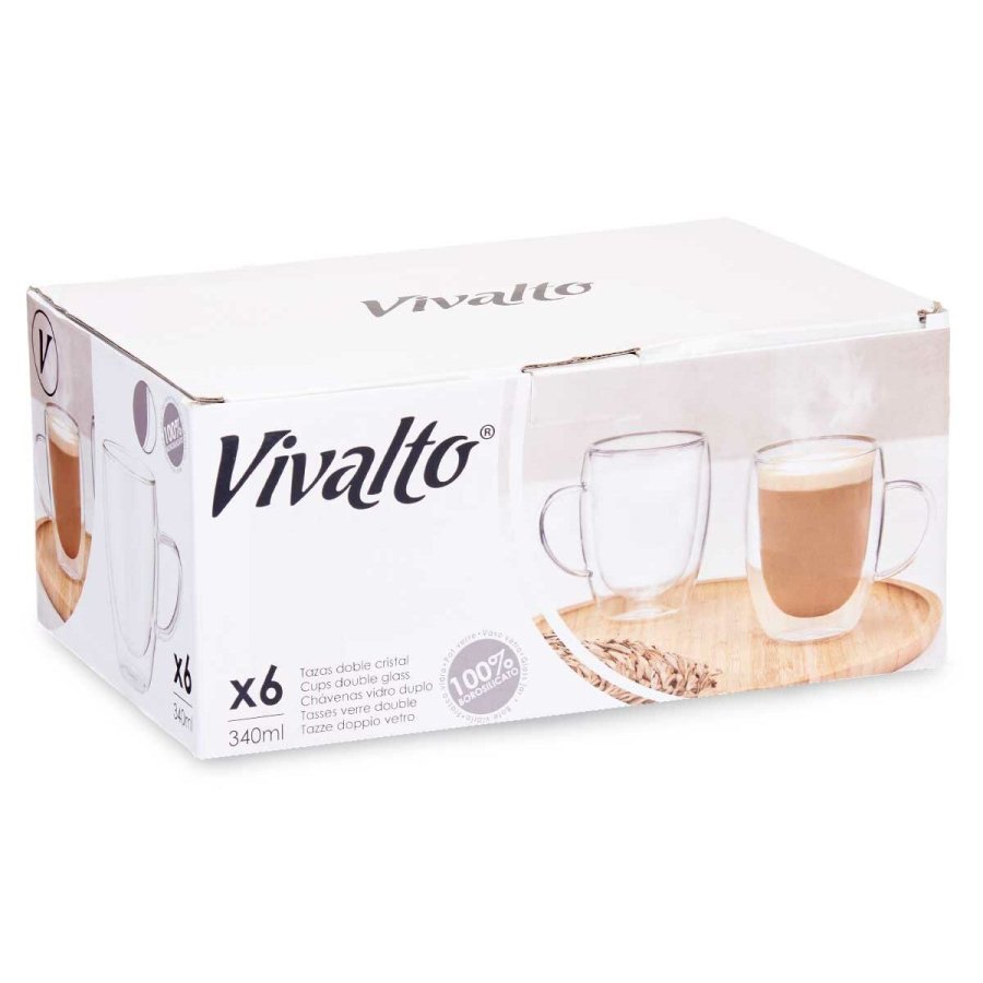 Krus Vivalto OCT-DG2225L Gennemsigtig 340 ml (6 enheder) #4