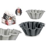 Bageform til bagvrk Kinvara HH477 Lysegr Mrkegr Silikone 1,5 L 24,5 x 10 x 24,5 cm (6 enheder) #3