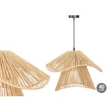 Loftslampe Gift Decor 24B513 24B513 Sort Natur Metal Papir 40 W 41 x 30 x 41 cm (4 enheder) #2