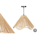 Loftslampe Gift Decor 23B545C 23B545C Sort Natur Metal Papir Plastik 40 W 40 x 25 x 40 cm (4 enheder) #2