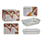 Madbakke-st Kinvara 82176 Slvfarvet Aluminium 2,3 L 21 x 6 x 30,5 cm (12 enheder) #3