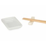 Sushi-st Kinvara 1249SJ4111 Hvid Bambus Porceln (12 Dele) (6 enheder) #9