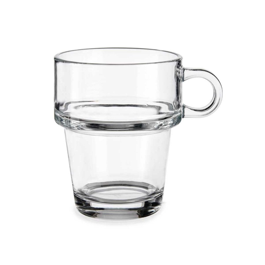 Te- og kaffekop Vivalto Z908-9/BHA6 Gennemsigtig Glas 270 ml (6 enheder) #3