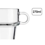 Te- og kaffekop Vivalto Z908-9/BHA6 Gennemsigtig Glas 270 ml (6 enheder) #9
