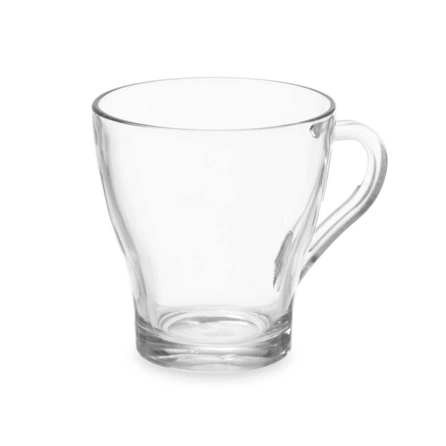 Te- og kaffekop Vivalto 1 Gennemsigtig Glas 280 ml (6 enheder) #3