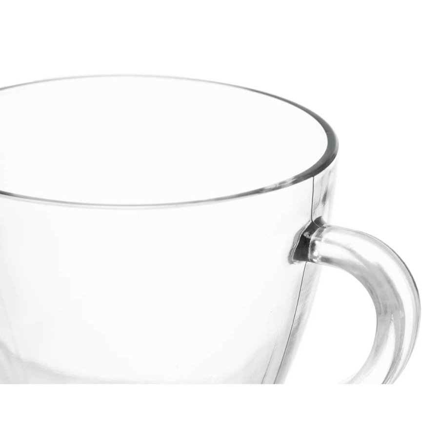 Te- og kaffekop Vivalto 1 Gennemsigtig Glas 280 ml (6 enheder) #9