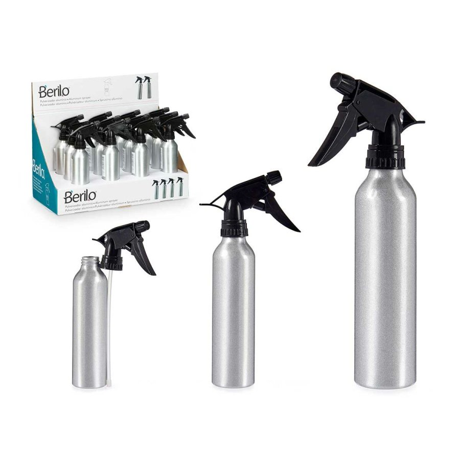Sprayflaske Berilo 37581 Sort Slvfarvet Aluminium polypropylen 300 ml (12 enheder) #3