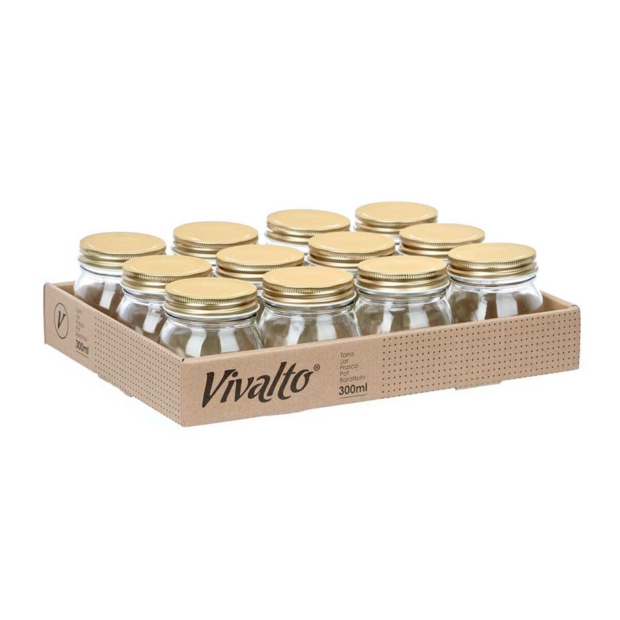 Beholder Vivalto CWDH04-12PK Gennemsigtig Gylden 300 ml (12 enheder) #7