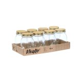 Beholder Vivalto CWDH03-8PK Gennemsigtig Gylden 500 ml (8 enheder) #7