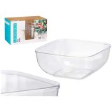 plade Leknes CK80688-1 Gennemsigtig Plastik 5 L 25,5 x 12,3 x 25,5 cm (12 enheder) #3