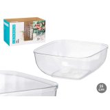 plade Leknes CK80688-1 Gennemsigtig Plastik 5 L 25,5 x 12,3 x 25,5 cm (12 enheder) #5