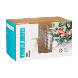 plade Leknes CK80688-1 Gennemsigtig Plastik 5 L 25,5 x 12,3 x 25,5 cm (12 enheder) #7