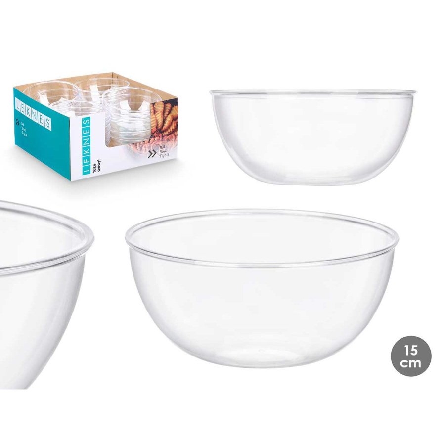 Sklst Leknes CK80678 Gennemsigtig Plastik 700 ml 15,2 x 7 x 15,2 cm (24 enheder) #7