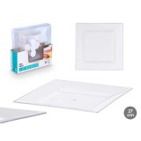 plade Leknes CK80668-1-T Gennemsigtig polystyren Plastik 27,3 x 2,3 x 27,3 cm (24 enheder) #5